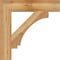 Ekena Millwork Imperial Block Rough Sawn Bracket, Western Red Cedar, 6"W x 32"D x 32"H BKT06X32X32IMP05RWR - alternate 3